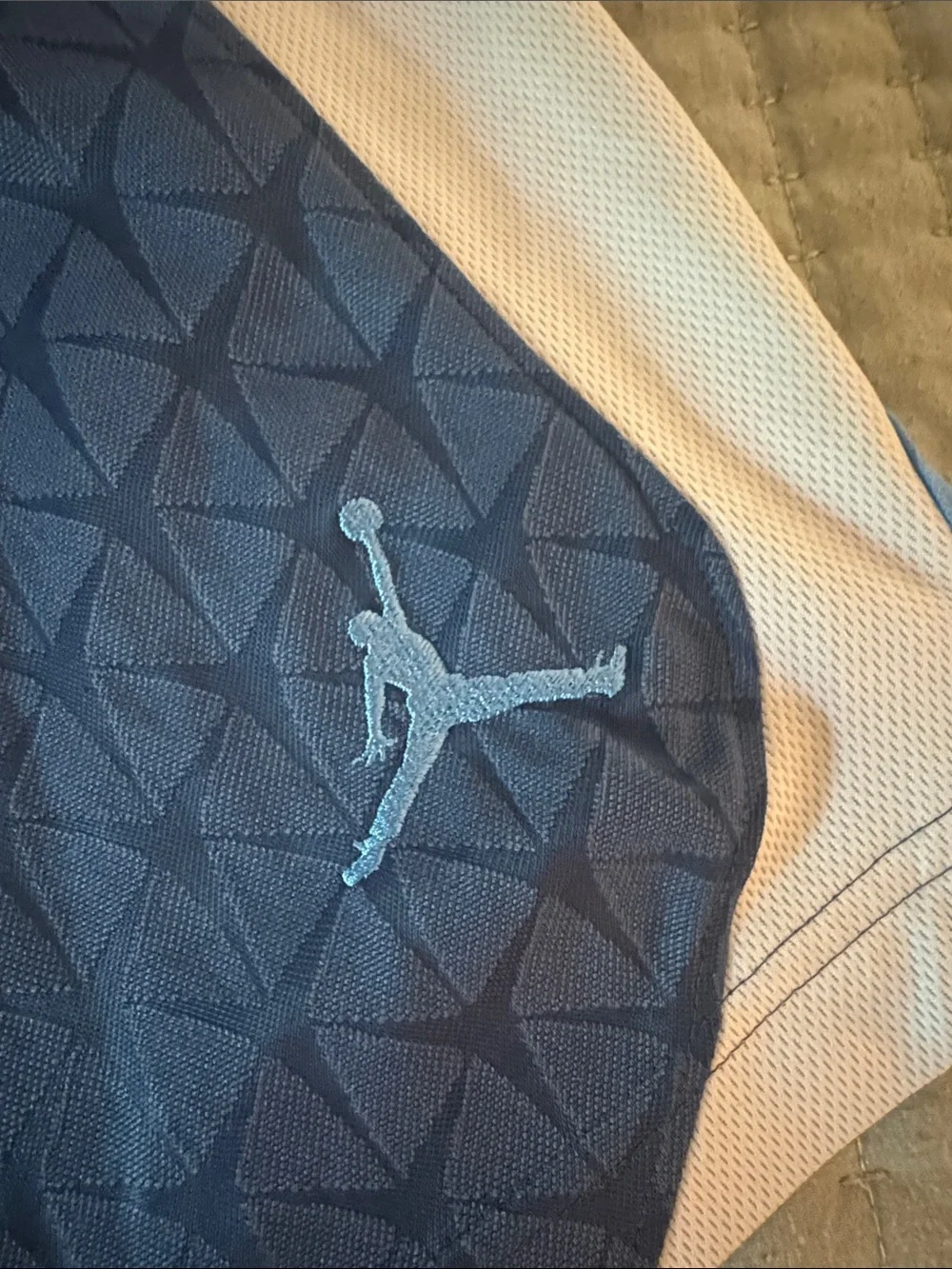 Nike Navy and White Boys Basketball Shorts